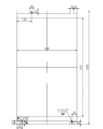 Radiador Atlas Copco / Radiador de Óleo Compressor G160 vsd (1621411100) - Imagem 4