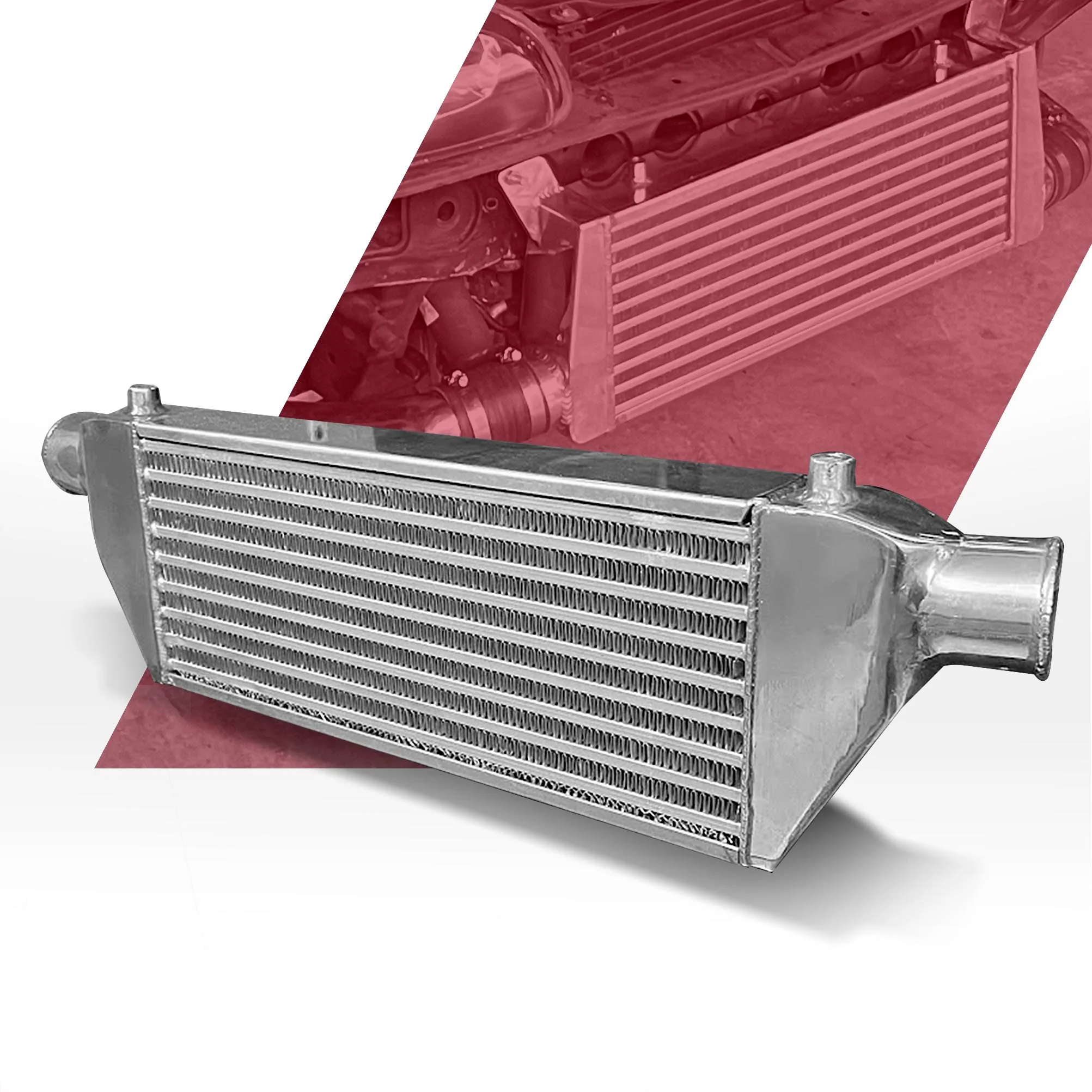 Intercooler Universal 600cv Frontal Brasado Alumínio