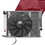 Radiador de Água Racing / Upgrade para BMW E30 e E36 92-99 Com ventoinha Spal