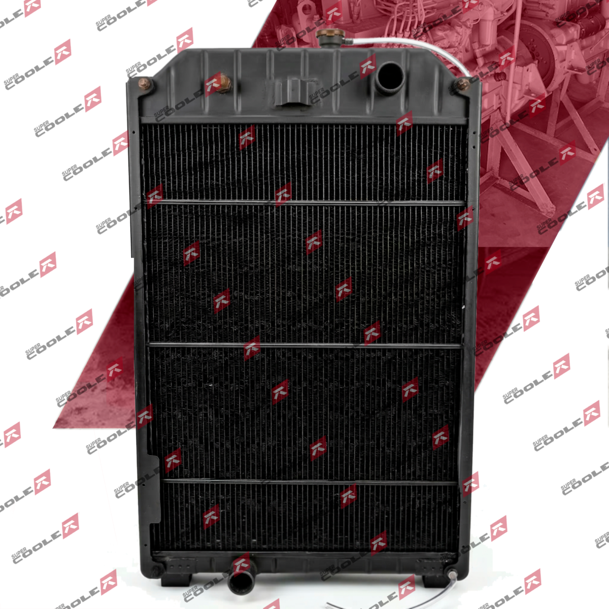 Radiador MWM 4.12T 6.10TC Gerador Estacionário 2015 a 2020 Sem Lateral (7002370C92E) - Imagem 3