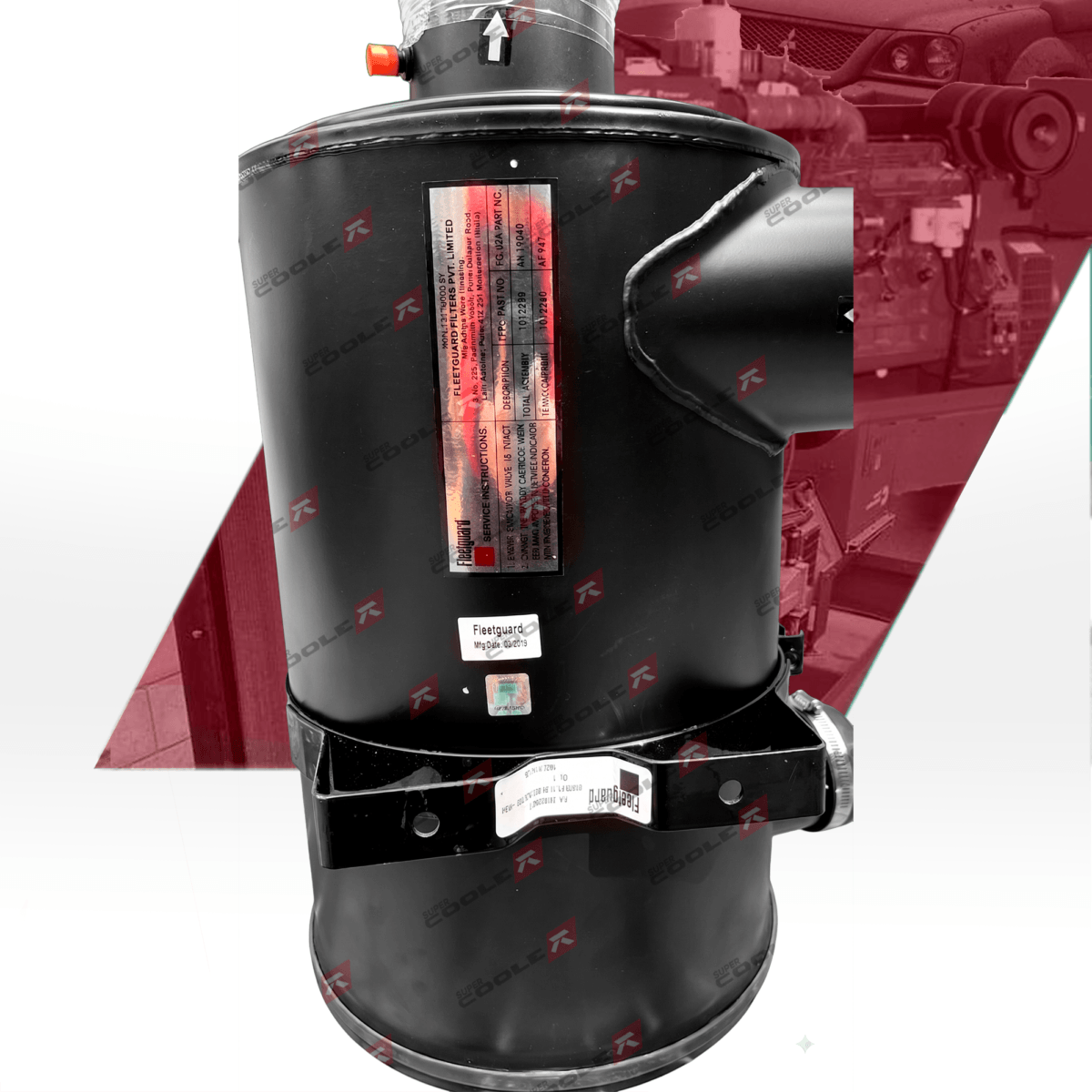 Filtro de Ar Radiador Gerador Cummins 6CTA ORIGINAL - Imagem 3