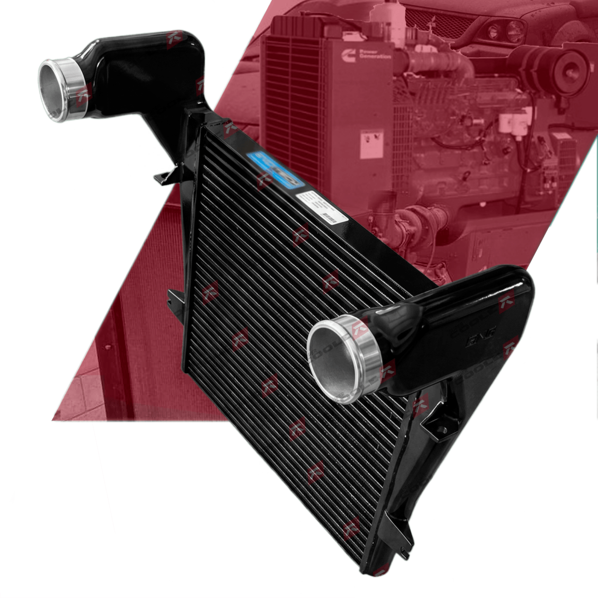 Intercooler Gerador Cummins 6CTA ORIGINAL - Imagem 3