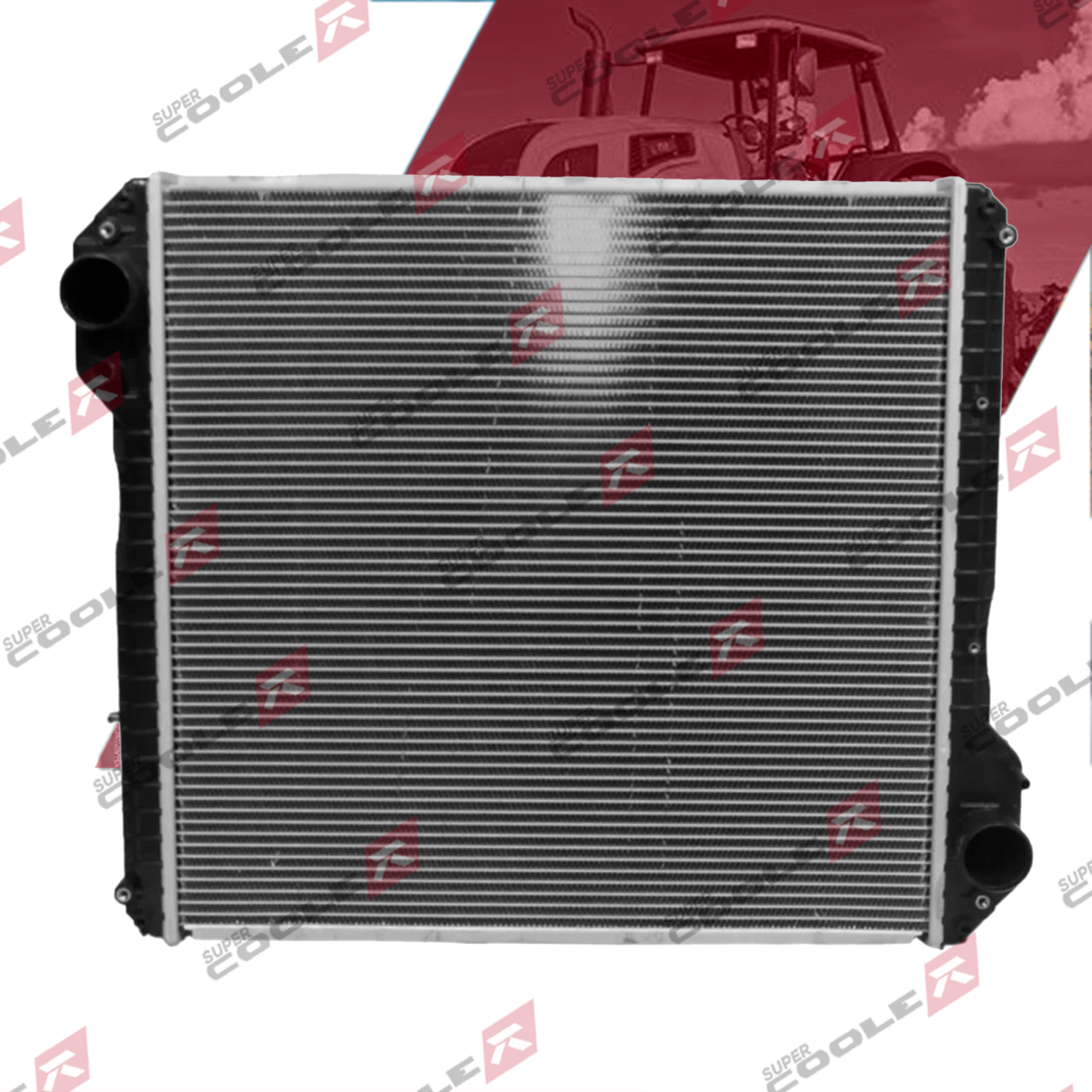Radiador Valtra Bh 180 185 205 210 Caterpillar 416e 420f It - Imagem 2
