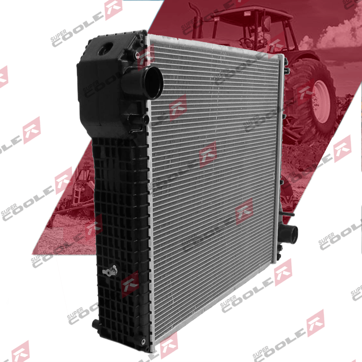 Radiador Valtra Bh 180 185 205 210 Caterpillar 416e 420f It - Imagem 4